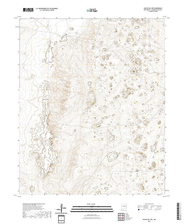 Gacho Hill NW topographic map thumbnail