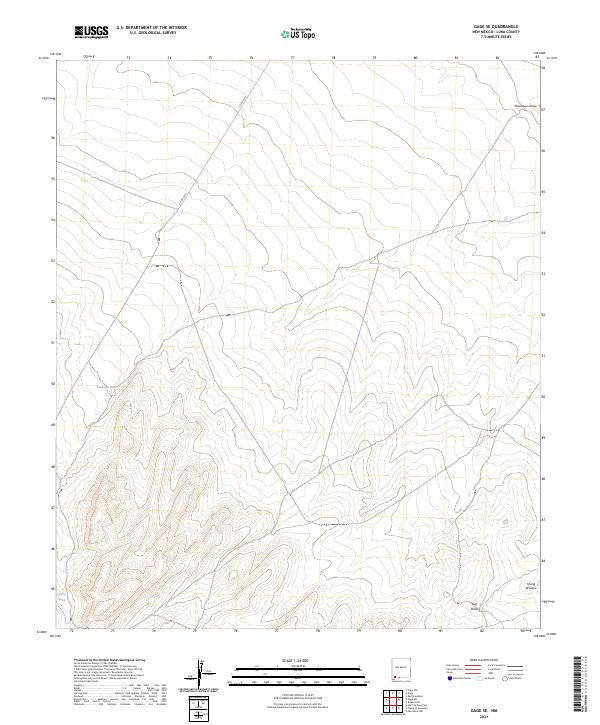 Gage SE topographic map thumbnail