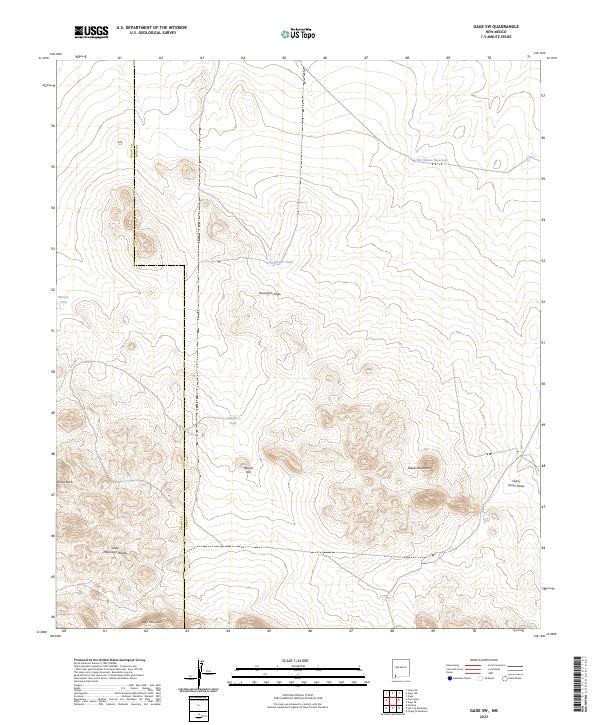Gage SW topographic map thumbnail