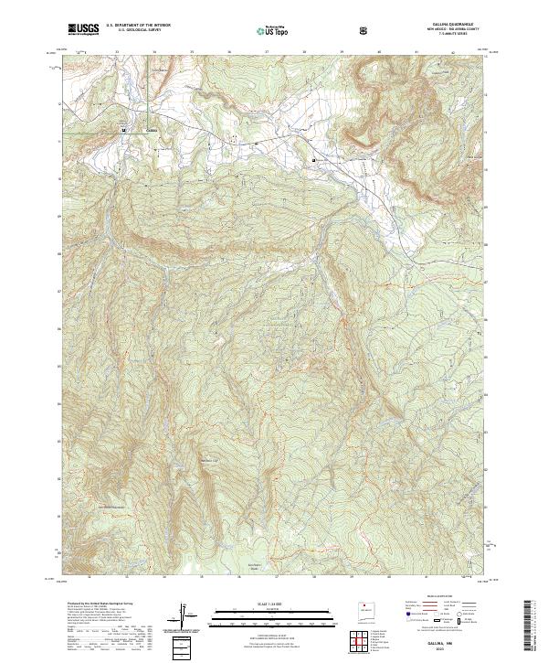 Gallina topographic map thumbnail