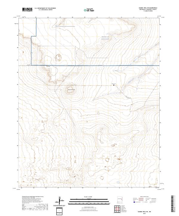 Gammil Well NE topographic map thumbnail