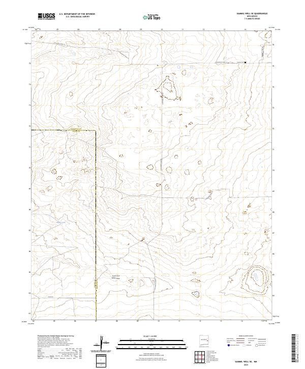 Gammil Well SE topographic map thumbnail