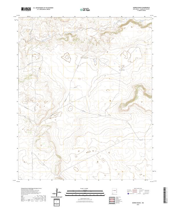 George Ranch topographic map thumbnail