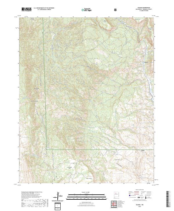 Gilman topographic map thumbnail