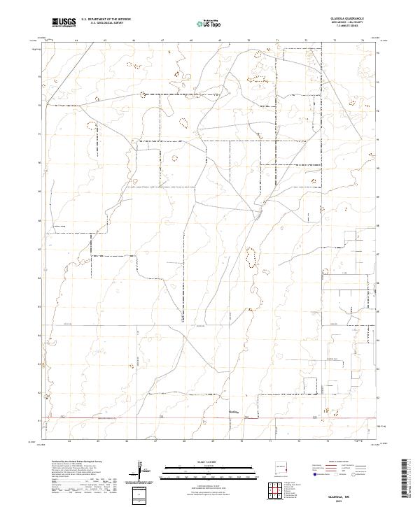 Gladiola topographic map thumbnail