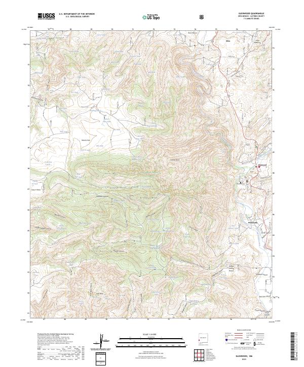 Glenwood topographic map thumbnail