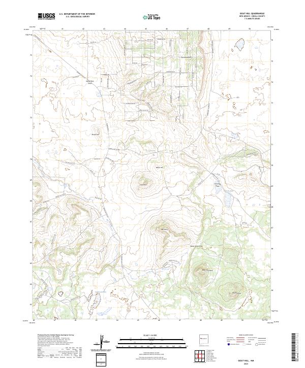 Goat Hill topographic map thumbnail