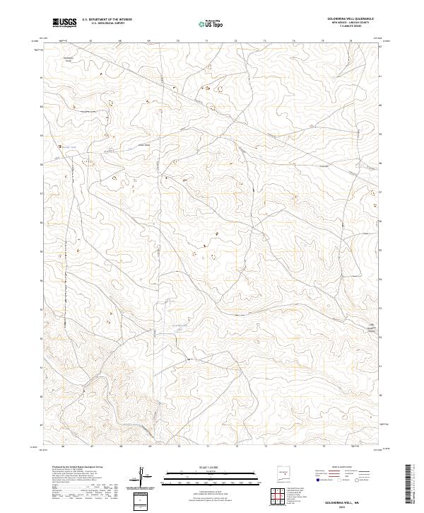 Golondrina Well topographic map thumbnail