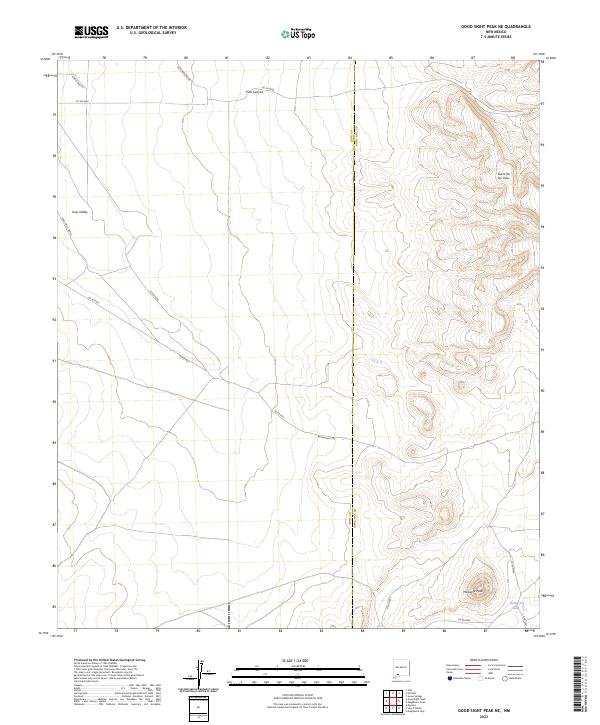 Good Sight Peak NE topographic map thumbnail