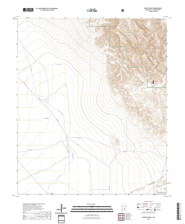 Gowdy Ranch topographic map thumbnail
