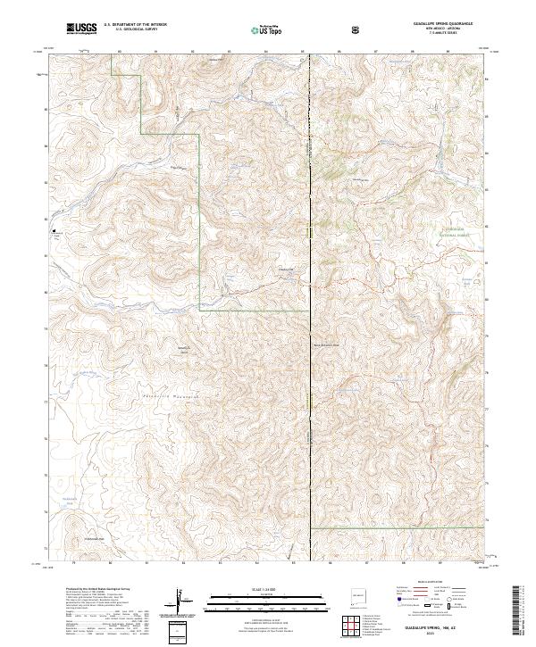 Guadalupe Spring topographic map thumbnail