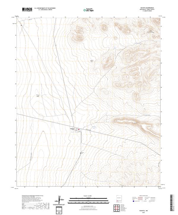 Hachita topographic map thumbnail