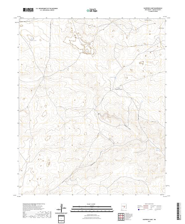 Hasperos Camp topographic map thumbnail