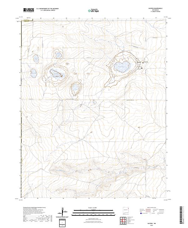 Hayden topographic map thumbnail