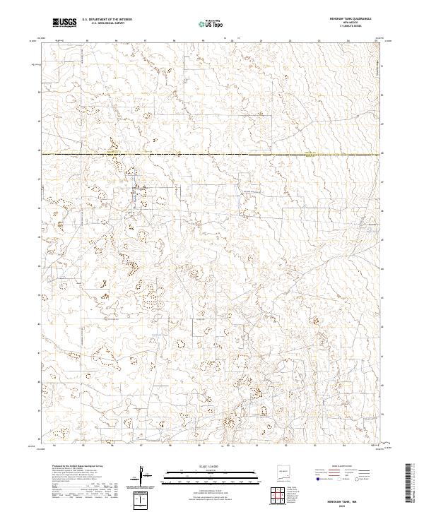 Henshaw Tank topographic map thumbnail