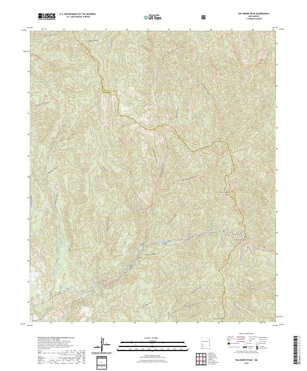 Hillsboro Peak topographic map thumbnail