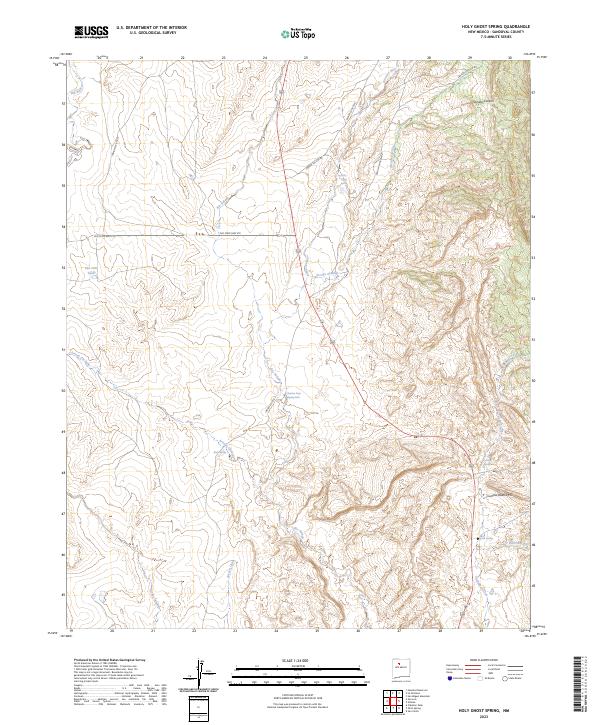 Holy Ghost Spring topographic map thumbnail