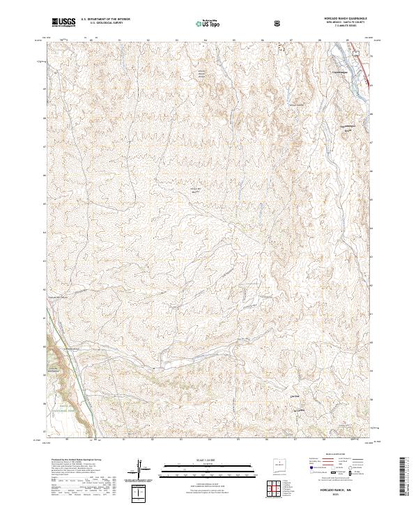 Horcado Ranch topographic map thumbnail