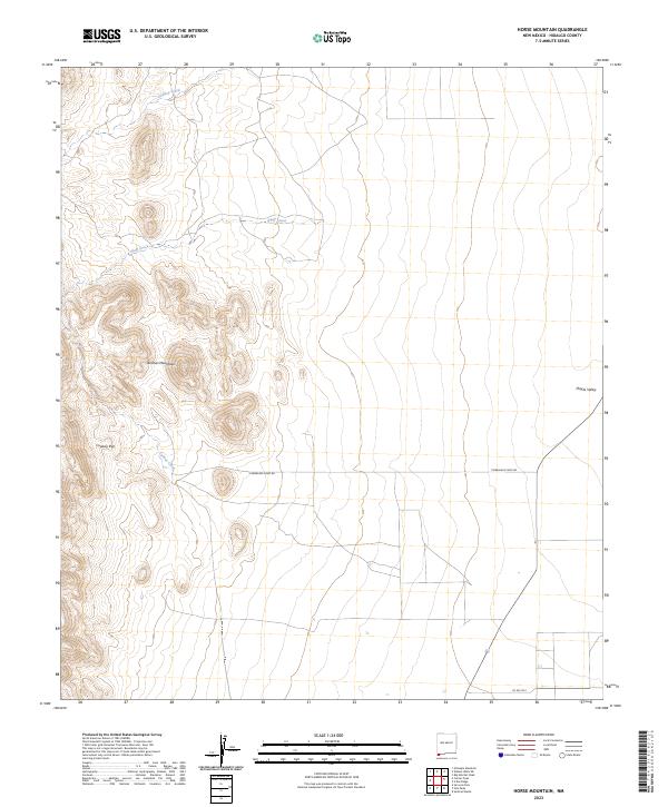 Horse Mountain topographic map thumbnail