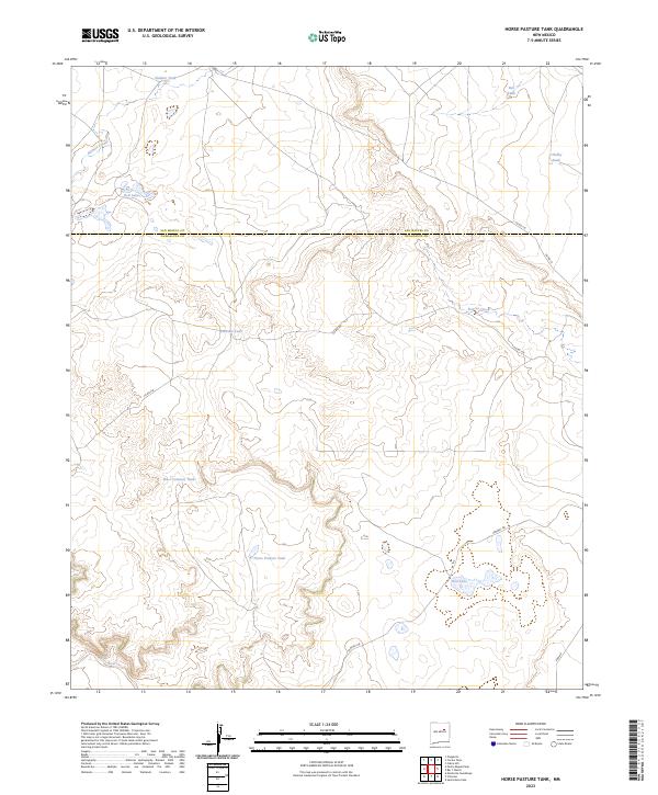 Horse Pasture Tank topographic map thumbnail
