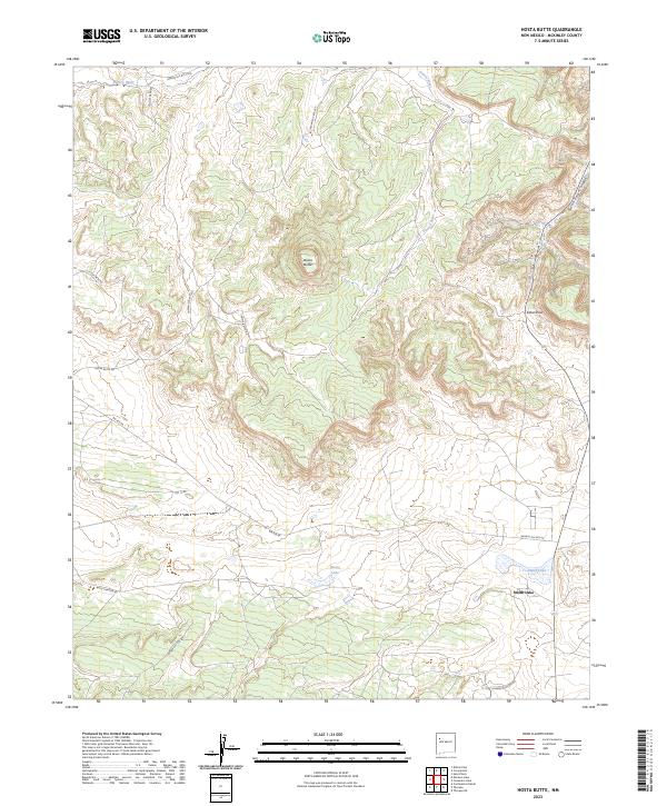 Hosta Butte topographic map thumbnail