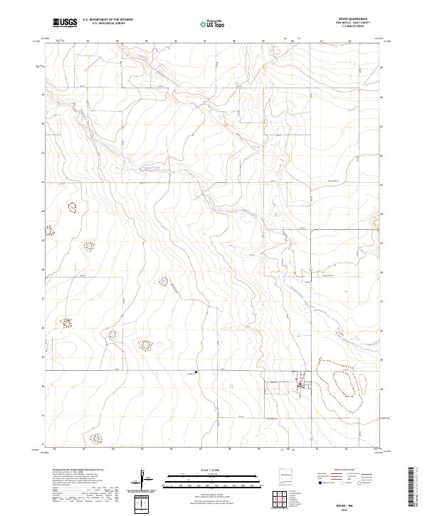 House topographic map thumbnail