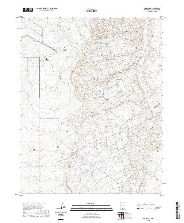 Hugh Lake topographic map thumbnail