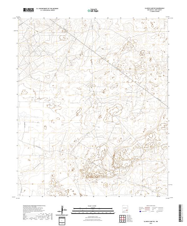 Illinois Camp NE topographic map thumbnail