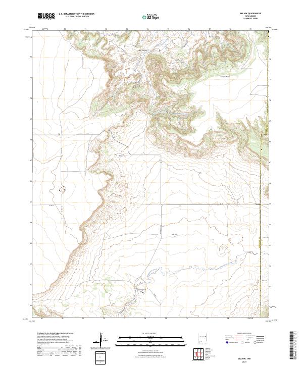 Ima NW topographic map thumbnail