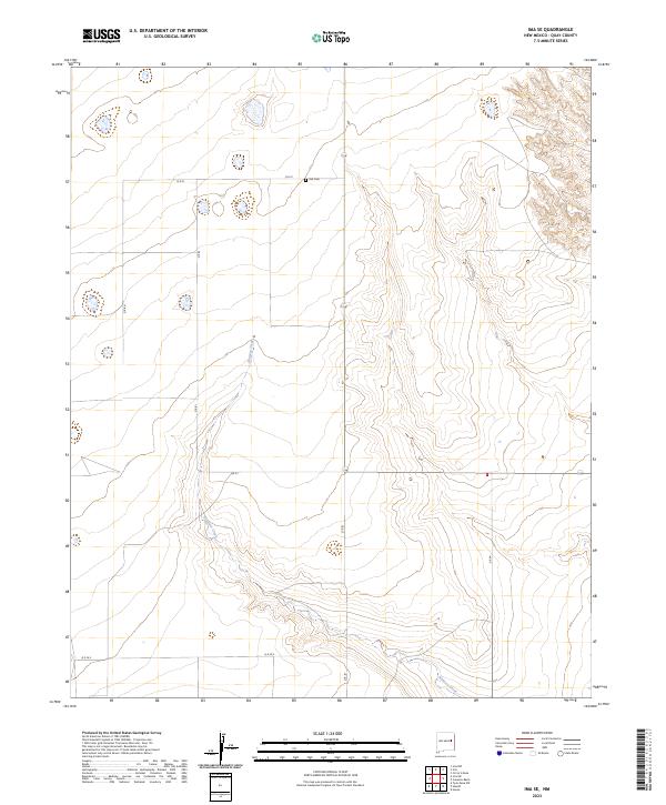 Ima SE topographic map thumbnail