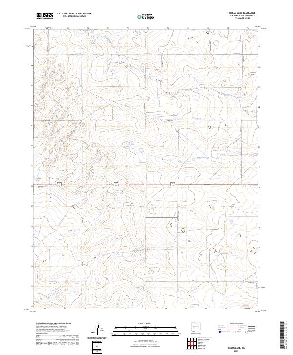 Ingram Lake topographic map thumbnail