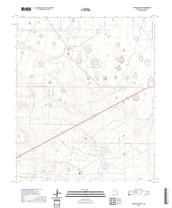 Ironhouse Draw topographic map thumbnail