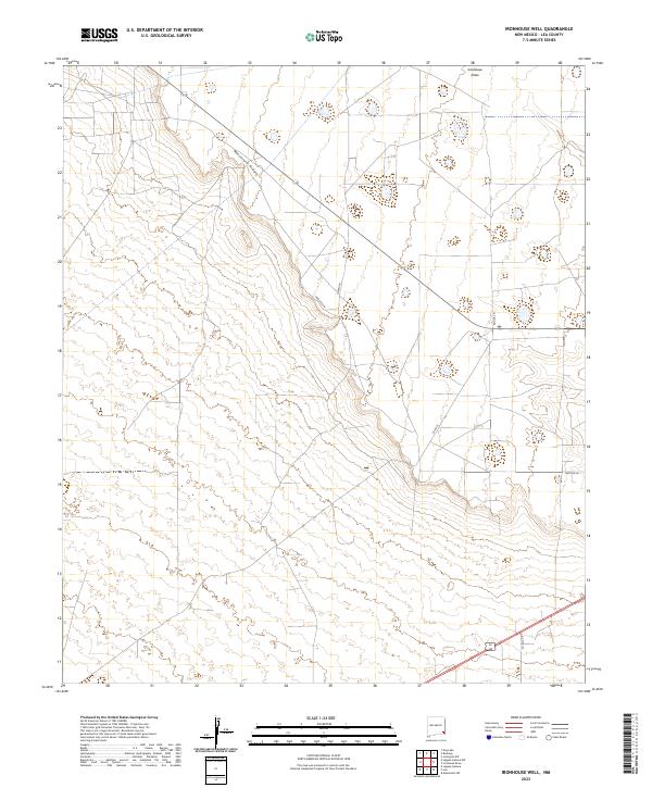 Ironhouse Well topographic map thumbnail