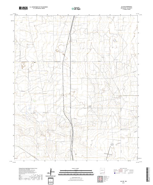 Jal NW topographic map thumbnail