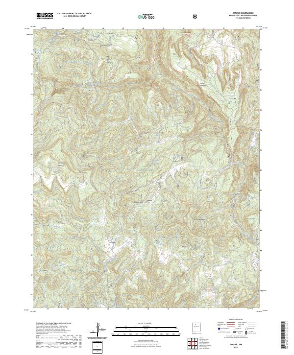 Jarosa topographic map thumbnail