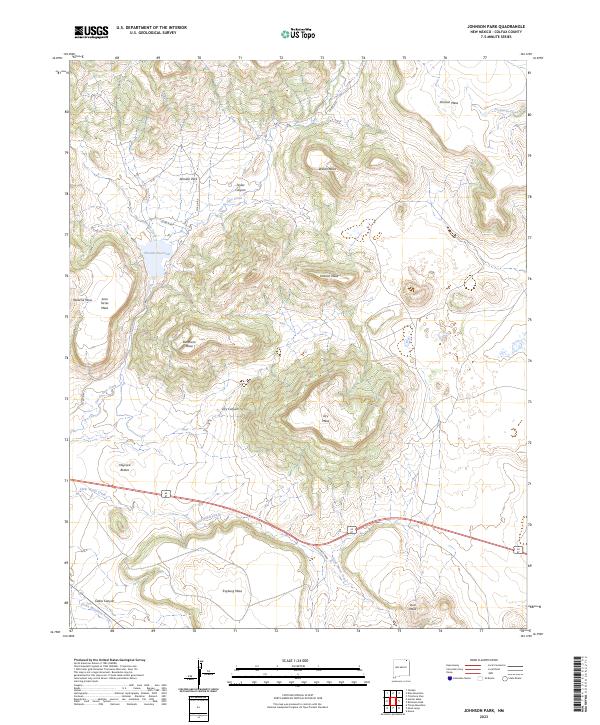 Johnson Park topographic map thumbnail
