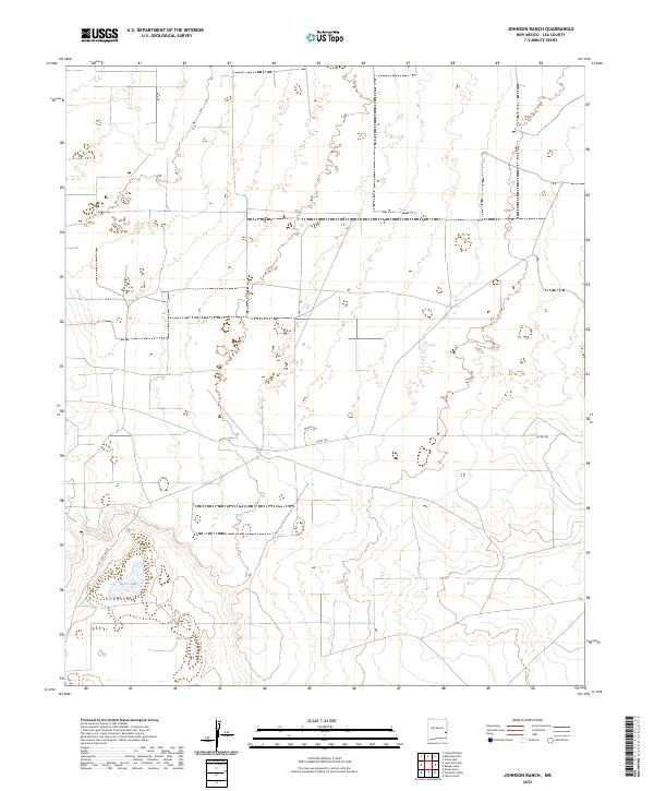 Johnson Ranch topographic map thumbnail