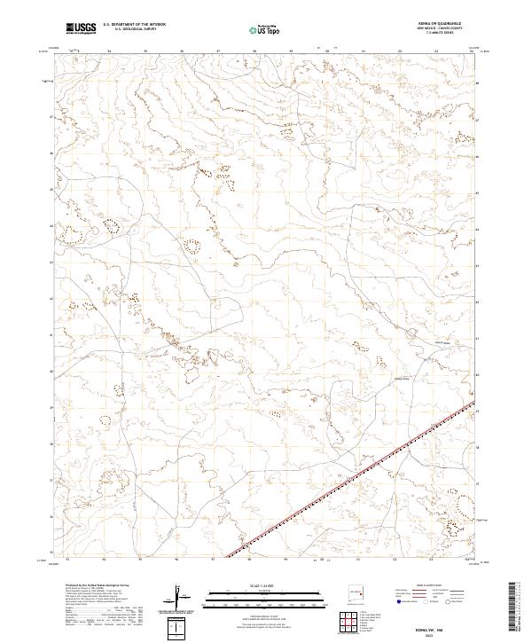 Kenna SW topographic map thumbnail