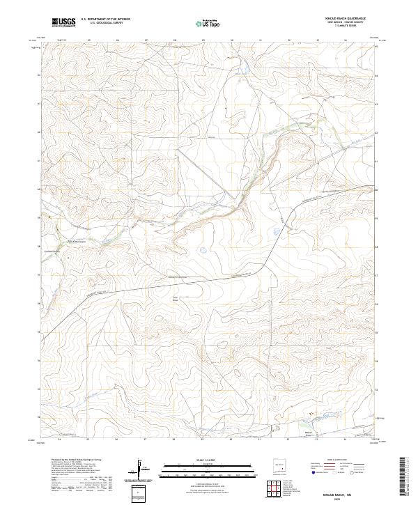 Kincaid Ranch topographic map thumbnail