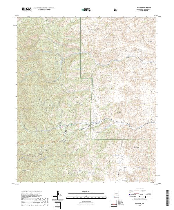 Kingston topographic map thumbnail