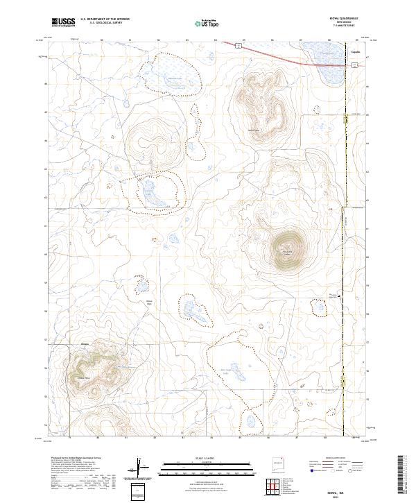 Kiowa topographic map thumbnail