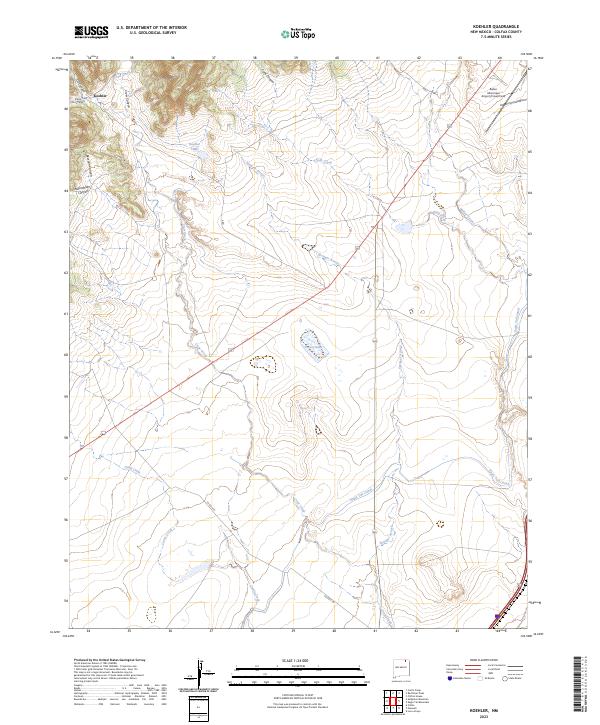 Koehler topographic map thumbnail