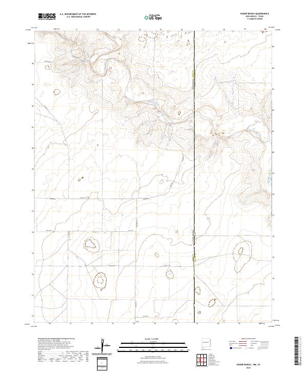 Koger Ranch topographic map thumbnail