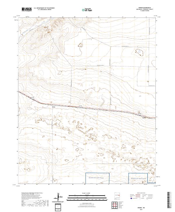 Krider topographic map thumbnail