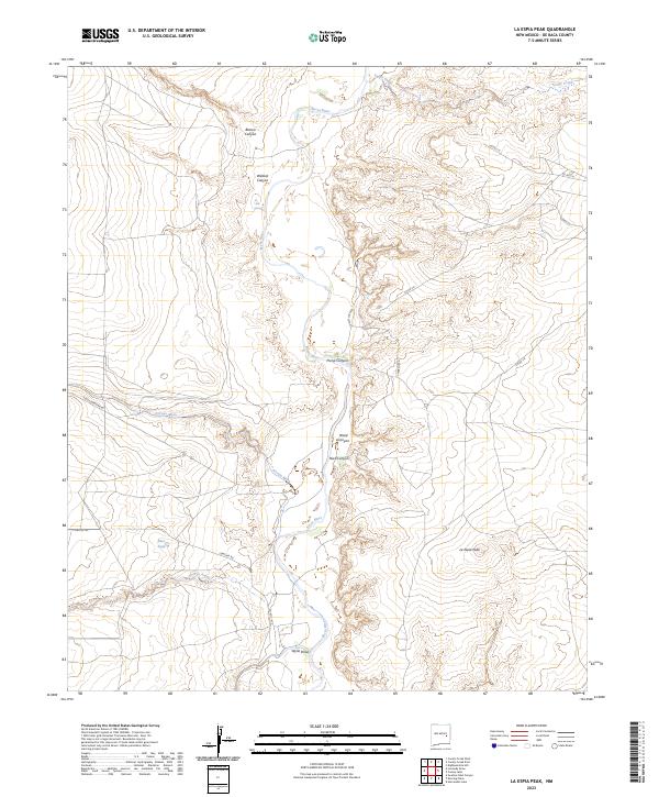 La Espia Peak topographic map thumbnail