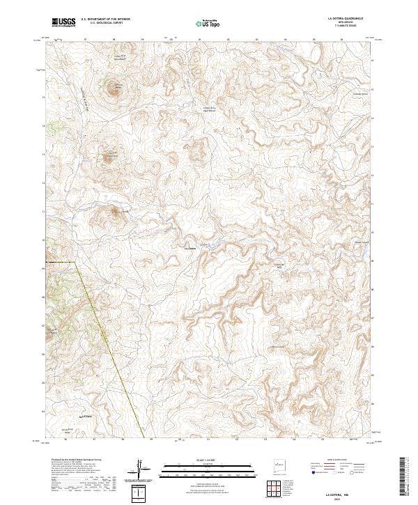 La Gotera topographic map thumbnail