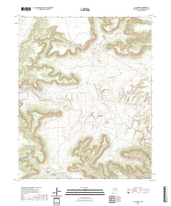 La Liendre topographic map thumbnail
