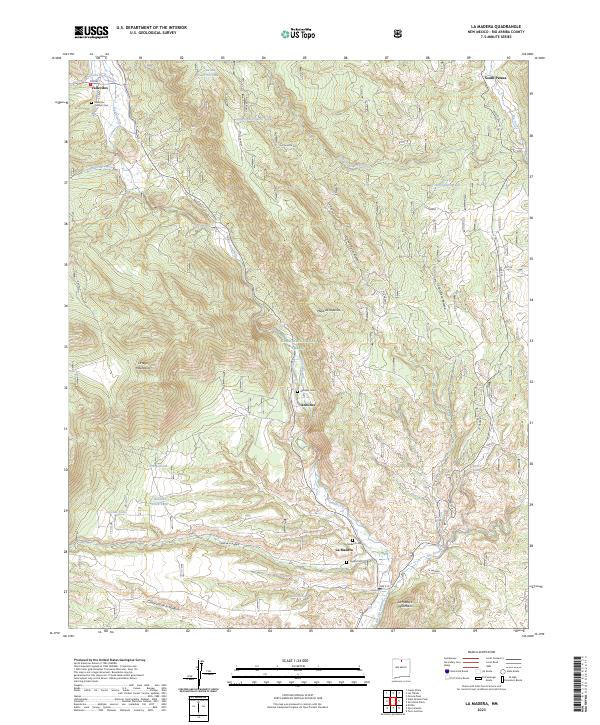 La Madera 2023 topographic map thumbnail