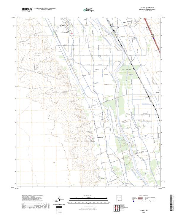 La Mesa topographic map thumbnail