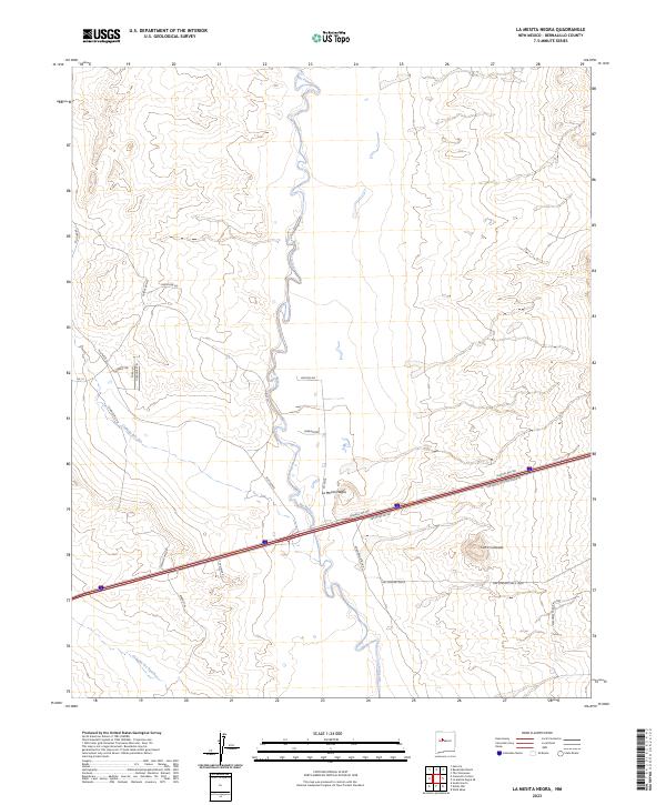 La Mesita Negra topographic map thumbnail